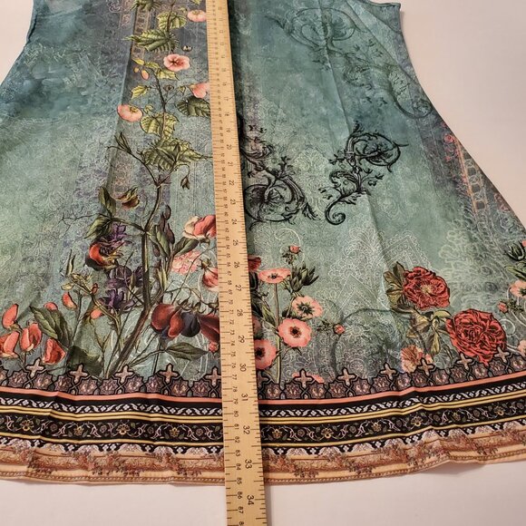 Casual Tank Dress 97% Polyester 3% Spandex Size L. - Picture 7 of 7